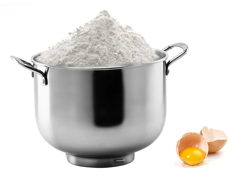 6L brushed stainless steel bowl