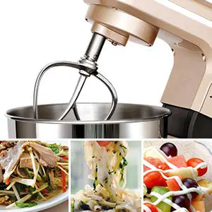 From 1 to 4 Speed - Mix Potatoes & Cookies. Flat Beater: